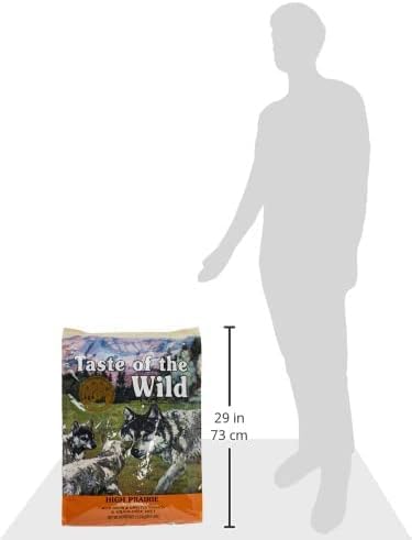 Taste of the Wild Grain Free Premium High Protein Dry Dog Food, High Prairie Puppy Recipe with Roasted Bison & Roasted Venison, 12.2 KG