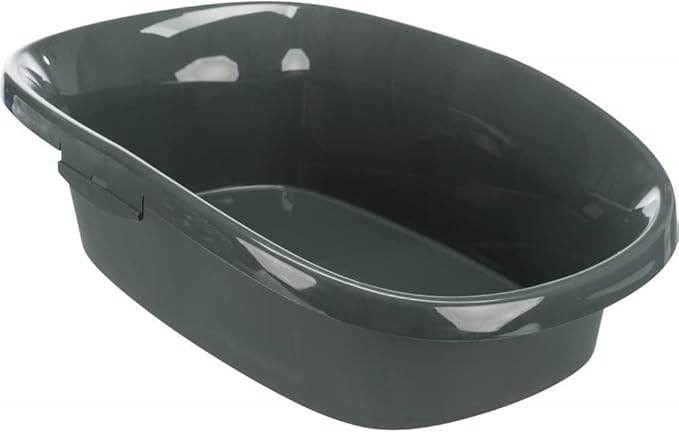 Trixie Be Eco Carlo Litter Tray with Rim for Cats - ANTHRACITE/31X14X43CM