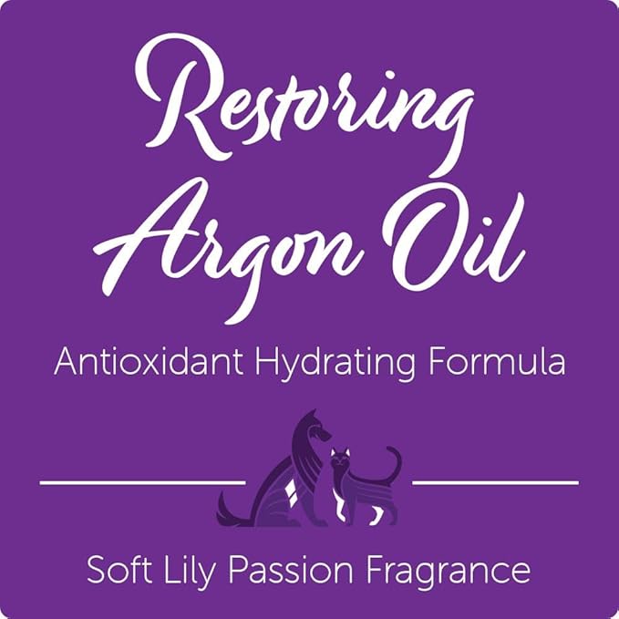 Nootie Soft Lilly Passion Restoring Argon Oil Pet Shampoo, 16 Oz Dog Shampoo & Cat Shampoo Pet Grooming