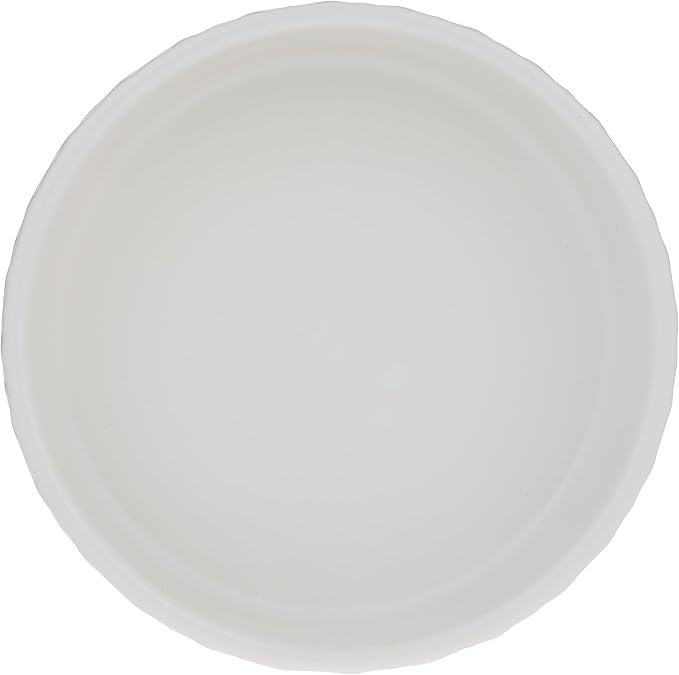 Trixie Wavy Pattern Ceramic Dog Bowl-White 16cm