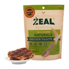 Zeal dried chicken fillet 125g