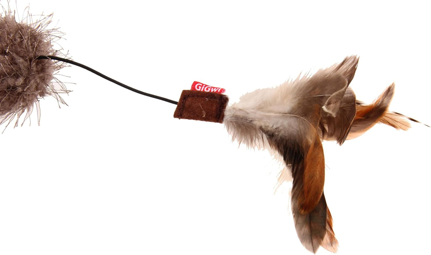 Gigwi Catwand Feather Teaser, Red