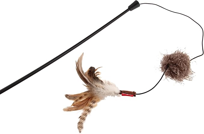 Gigwi Catwand Feather Teaser, Red