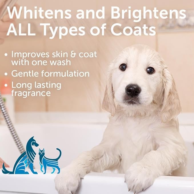 Nootie Whitening Sweet Pea And Vanilla Shampoo, 16 Oz Dog Shampoo & Cat Pet Grooming