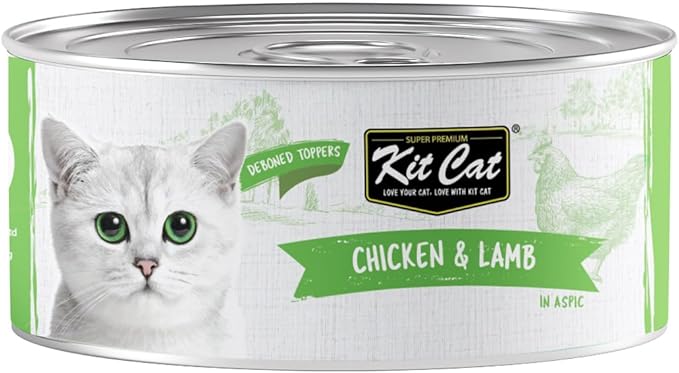 Kit Cat Grain Free Chicken & Lamb Topper Wet Cat Food - 80G