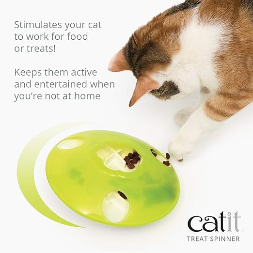 Catit Cat Play Treat Spinner, Interactive Cat Toys