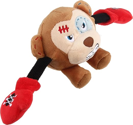 Gigwi Rock Zoo King Boxer Money with Squeaker and crinckle Dog Toy S