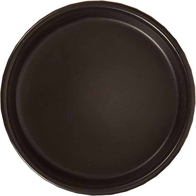 Trixie Wavy Pattern Ceramic Dog Bowl - BLACK/13CM