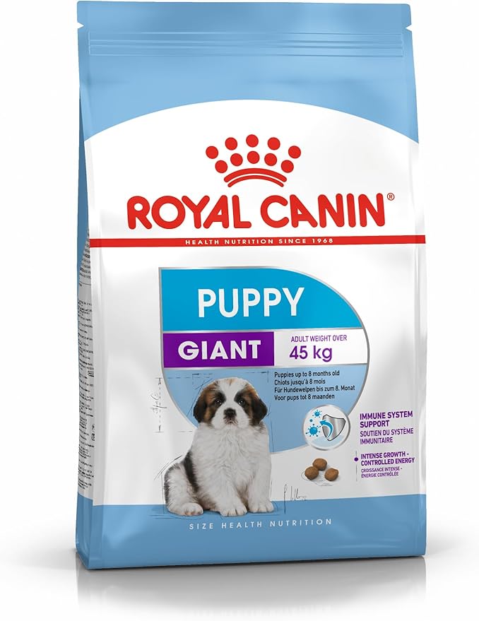 ROYAL CANIN SIZE HEALTH NUTRITION GIANT PUPPY DOG DRY FOOD 15 KG
