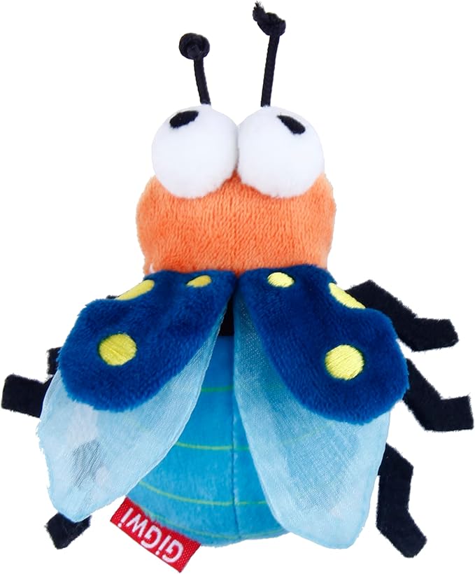 GiGwi Shining Friends Firefly with activated LED light & Catnip inside
