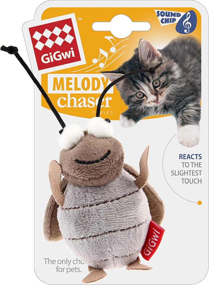 Vealind GiGwi Melody Chaser Cricket with motion Activated Sound Chip
