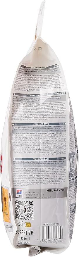 Hill's Science Plan Sterilised ADULT 1-6 Cat Food with Chicken 1.5kg