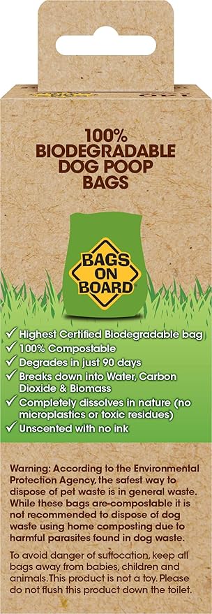 Bags on Board Biodegradable Dog Poop
