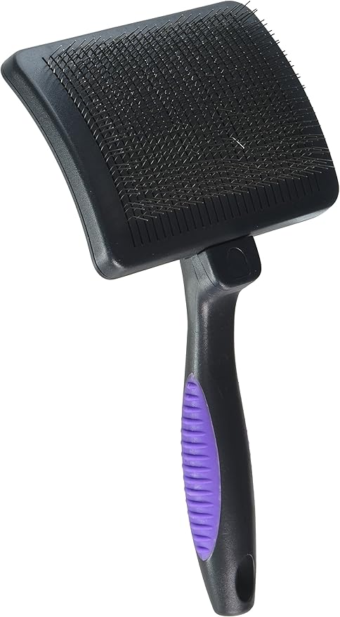 Kruuse Buster Self-Cleaning Slicker Brush (Hard Pins), Large