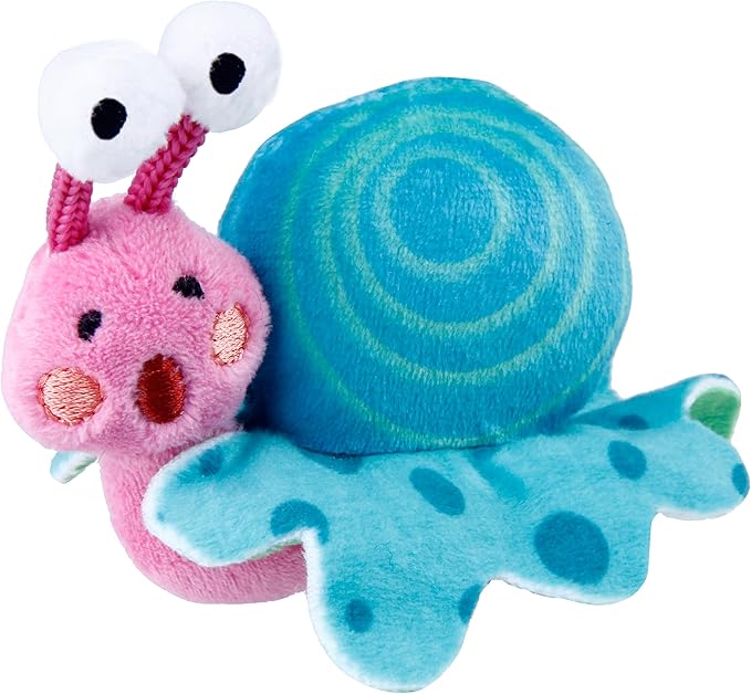 Gigwi Shining Friends Snail with activated LED light & Catnip inside