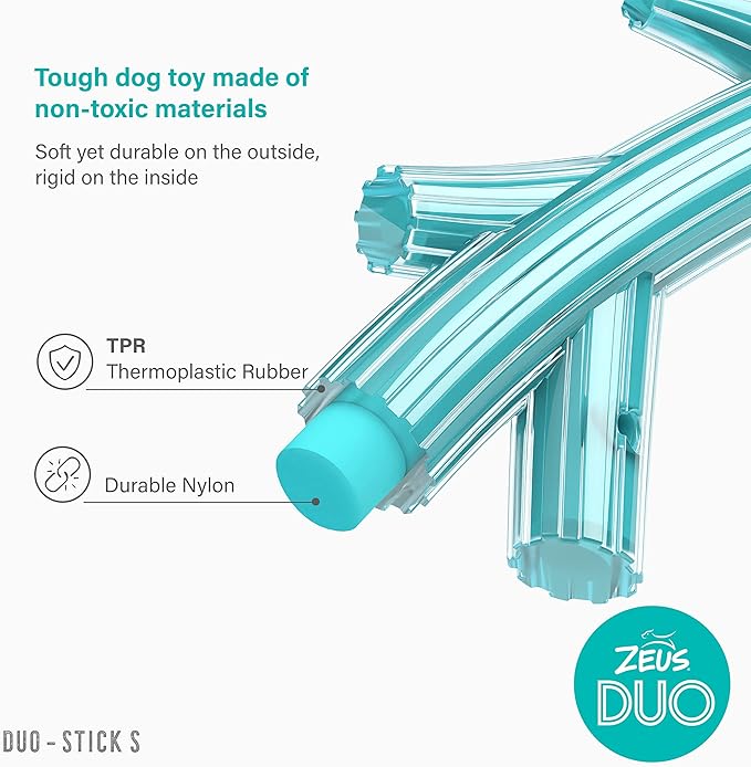 Zeus Duo Stick 23cm Turq. Chicken Scent
