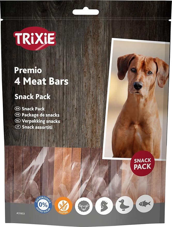 Trixie Premio 4 Meat Bars Dog Treats - 4X100G