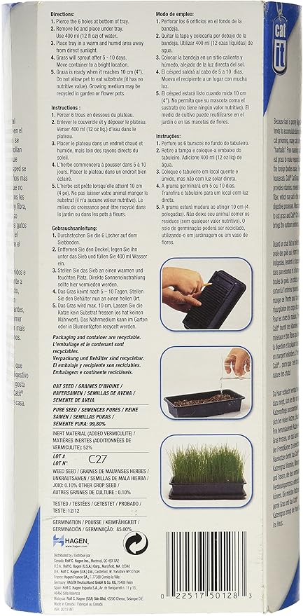 Hagen Catit Cat Grass - 75G