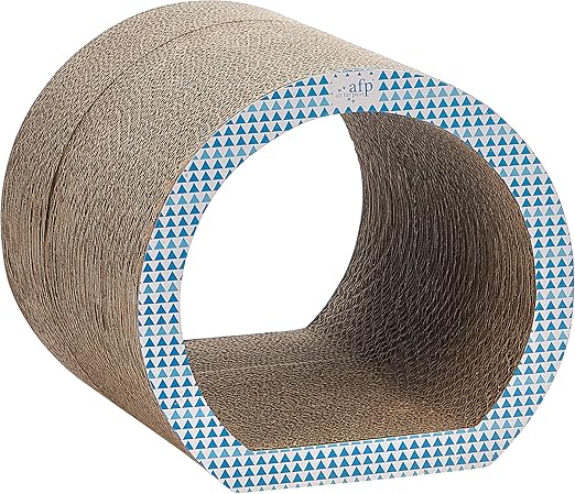 ALL FOR PAWS Modern Cat Cave Double Cardboard Cat Scratcher 3-Piece Set,