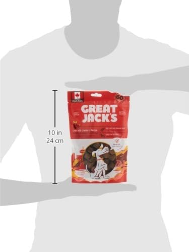 Great Jack's Kettle Cooked Dog Training Treats Liver with Cranberry Recipe 7oz