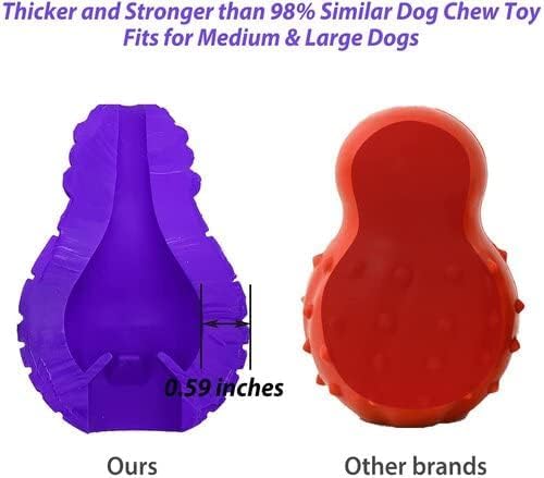 Gigwi Red Bulb Dispensing Treat Dog Toy – Medium