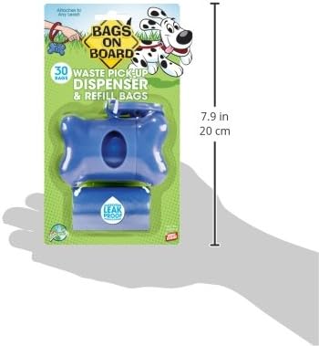 Bags on Board BOB - Dispenser Bone & Refill Blue 30bags