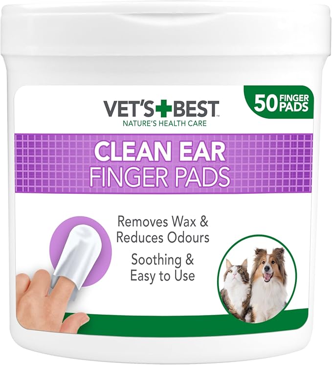 Vetbest clean ear finger pads