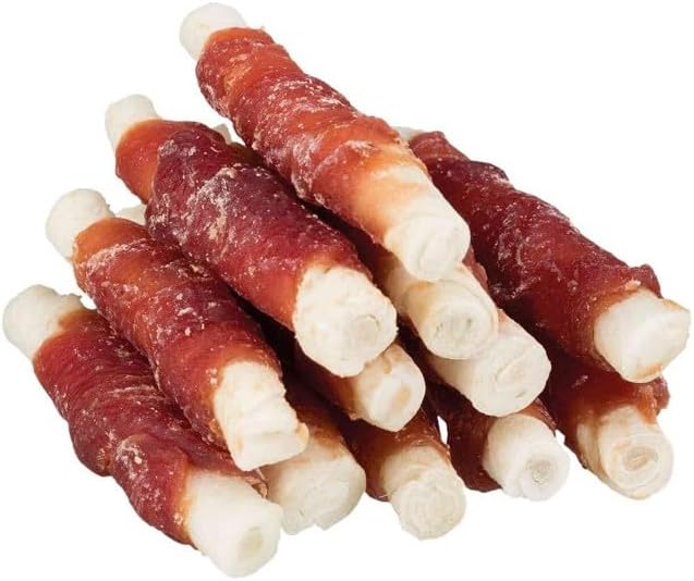 Trixie Denta Fun Duck Chewing Rolls Dog Chew - 240G