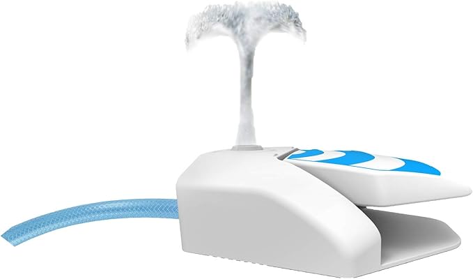 All For Paws Chill Out Dog Drinking Water Fountain Garden Dispenser Hydration Summer Accessory Outdoor Step & Spray Auto Paw Press