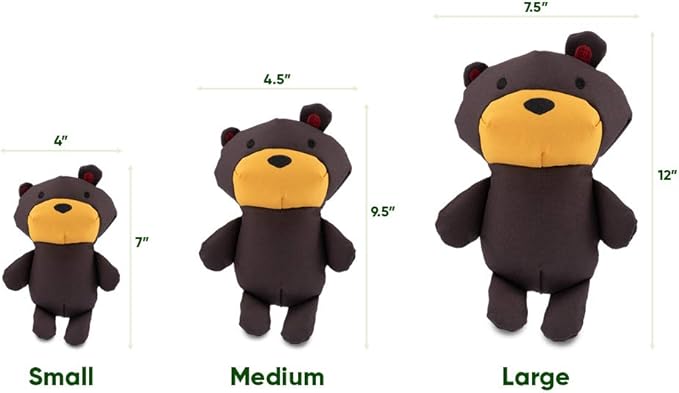 Beco Cuddly Recycled Plastic Teddy Dog Toy, Medium