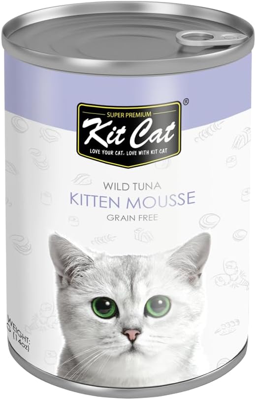 Kit Cat Wild Tuna Kitten Mousse Wet Food - 400G