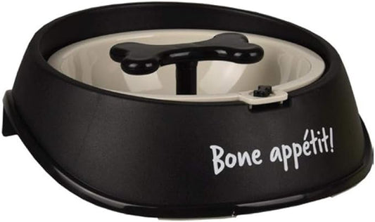 Flamingo Dog Slow Feeder Osto 400ML-BLK
