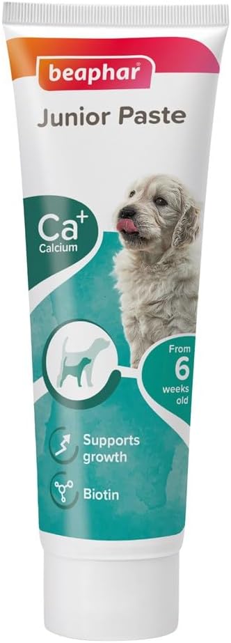 Beaphar Junior Paste 100Gm Multi-Vitamin & Calcium Paste For Junior Dogs