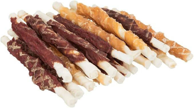 Trixie Denta Fun Chewing Roll Mix Dog Chews - 250G