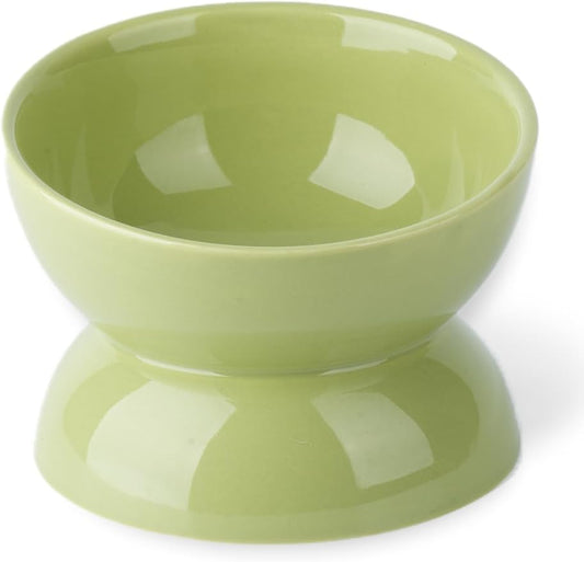 Ceramic Whiskers Cat Bowl - Green