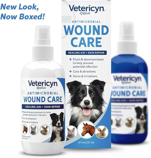 Vetericyn Plus Antimicrobial All Animal Wound & Skin Care 8oz