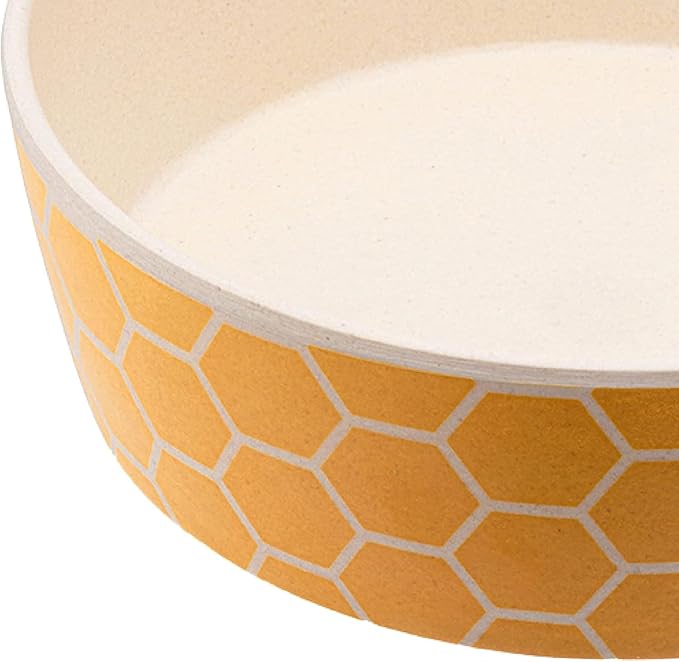 Beco Bamboo Printed Bowl Save the Bees for Dogs Small
