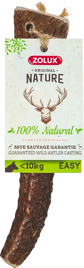 Zolux Natural Deer Antler Easy For Dogs Under 10Kg