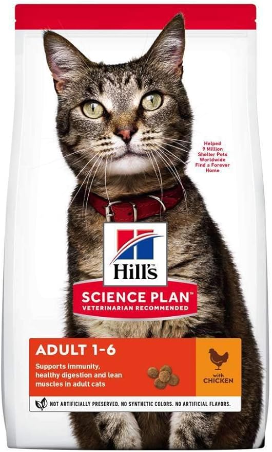 Hill'S Science Plan Adult Cat Food With Chicken 1.5Kg