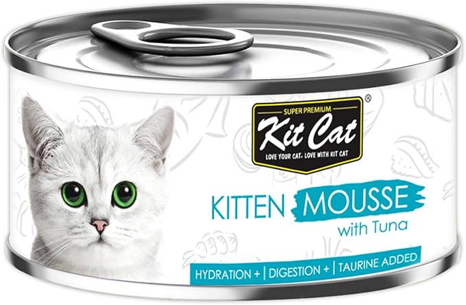 Kit Cat Kitten Mousse Grain Free Tuna Wet Food - 80G