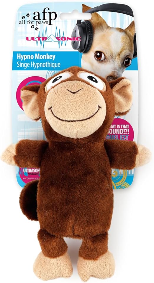 All For Paws Ultrasonic Hypno Monkey Dog Toy