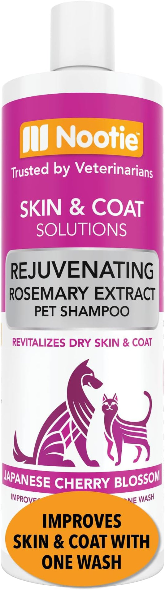 Nootie Nootie- Pet Shampoo, 1 Unit 16Oz, Japanese Cherry Blossom 16-Ounce Dog Shampoo & Cat Shampoo Pet Grooming