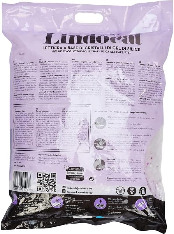 Lindocat Crystal Lavender Scent (Silicagel) 16 L