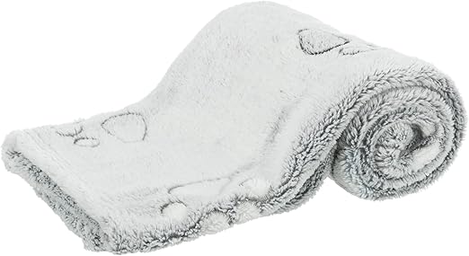 Trixie Nando Soft Fleece Blanket for Dogs - LIGHT GREY/75X50CM