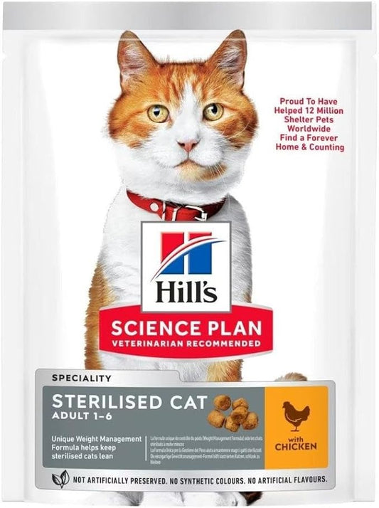 Hill's Science Plan Sterilised ADULT 1-6 Cat Food with Chicken 1.5kg