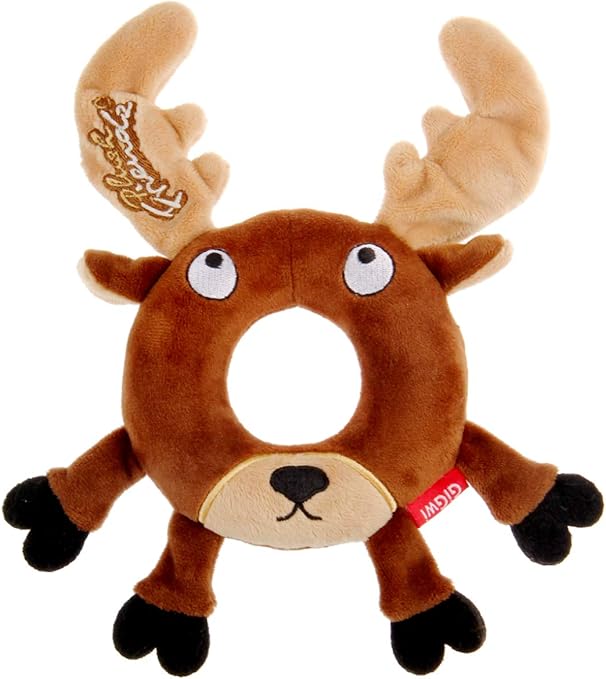 Gigwi Plush Friendz Deer, Brown, Medium