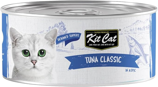 Kit Cat Debone Tuna Classic Aspic Canned Cat Food 80g