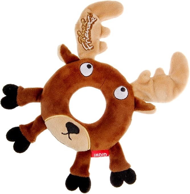 Gigwi Plush Friendz Deer, Brown, Medium
