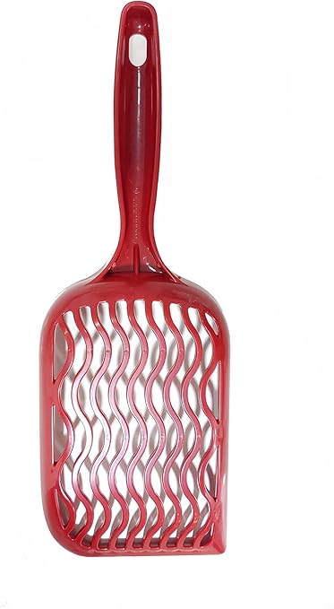 Noba Cat Litter Scoop, Red