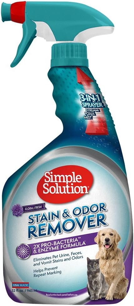 Simple Solution Pet Stain&Odor Remover Floral Fresh Scent - 32OZ